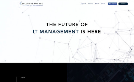 SFY: An innovative website for a tech company.