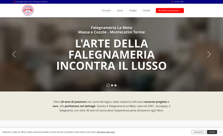 Falegnameria La Meta: Realizzazione sito web
