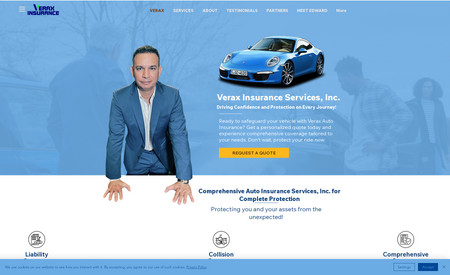 Verax Insurance: Website Design 