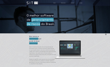 SitX9 | Software GR: Site desenvolvido para uma empresa de software de gerenciamento de risco.