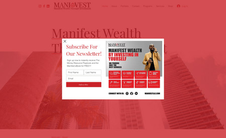Manivest: This is the second website that we've done for Edson. He is a longtime client of ours and we expect a long working relationship. Currently we're designing merch for this site.