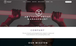 Amethyst Artist Management Artist management website