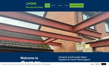 Yofil Steel: Steel supplier for the UK Construction industry.