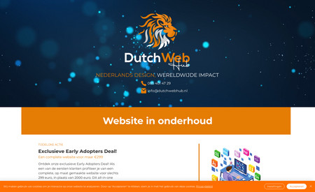 Dutch Web Hub: Complete website creation from scratch.