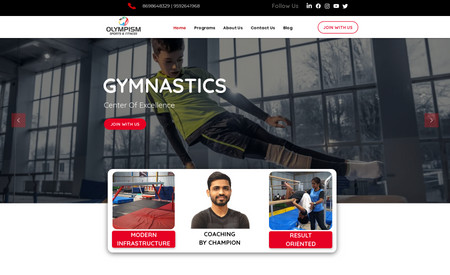 Olympism: Gymnastics Training Academy in Pune India