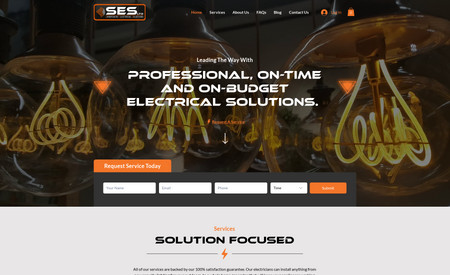 Shropshire Electrical Solutions Ltd: Complete Redesign: Including National SEO & Social Media Marketing. 
Print Design: Letterhead, Business Cards, Notepad