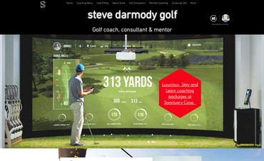 Professional website for experienced Golf Pro