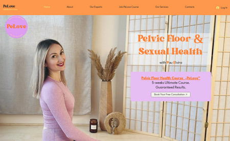 Pelove:  Advanced website for a woman health expert, featuring online programs, courses, consultations, payment plans and so much more! 

With consultations from a continuously expanding team of women's health experts and a range of online programs, this website is a valuable resource for women preparing for pregnancy, labor, or postpartum recovery. Women of all ages can discover useful information to address their health concerns. The site is constantly growing and we take care of the maintenance.