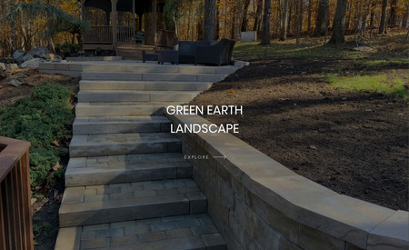 GreenEarthLandscape: For this project, we were hired to design a landscaping website that portrayed all of the different services and testimonials that Green Earth Landscape offered. 