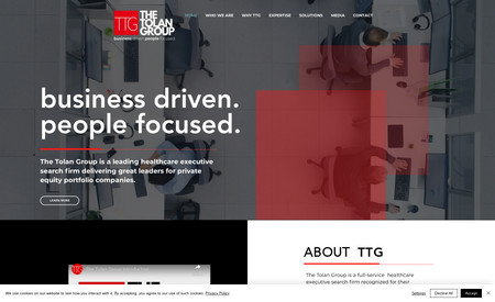The Tolan Group: The Tolan Group is a leading healthcare executive search firm.
Design, updates, mobile, SEO
