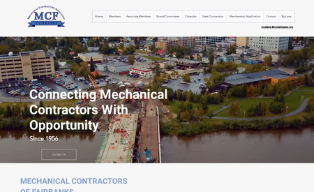 Mechanical Contracto: Built this site to represent where they are from with a drone flyover on the home page and filled with info for their company. 