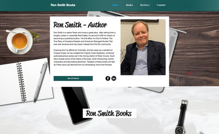 Smithmill Books: Brand new web design for this happy client! 