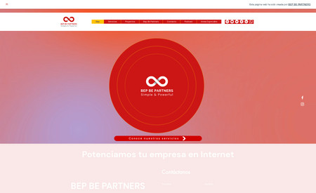 bep be partners: actualizacion de dominio y sitio