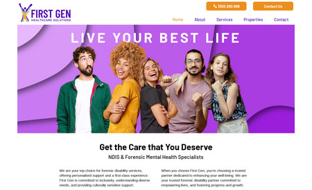FirstGen Health Care: Brand upgrade and a vibrant site to match the energy and vitality of this new company