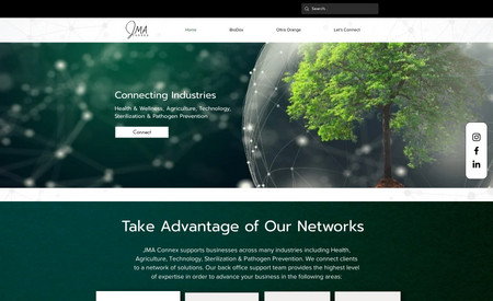 JMA Connex : This website was a migrate website from WordPress. We were able to build the site as a classic website in Wix. This client was so happy as she was able to have better control over her affiliate marketing connections!