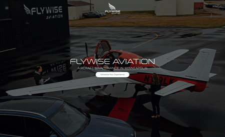 FlyWise Aviation : We helped Flywise get their site online by doing some light redesign and building the site including some custom interactions and a custom scheduling page. 