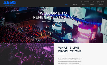 Renegade Staging: We built their original website using Wix years ago and they wanted to update the site. This is their second website with us and using Wix. Standard website with 11 pages, domain connection, Google Analytics and Google Tag Manager installation. 