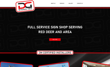 DG Signs: Local sign shop need a competitive online presence, was not getting any google conversions. 