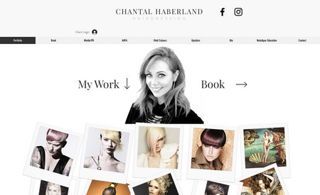 Chantal Haberland Hair: A professional award winning hairdresser approached us to design and build a professional personal website to showcase her portfolio including custom landing page design, custom polaroid photo gallery, custom contact forms and educational course landing pages for selling online education programs. Fully optimised for mobile.