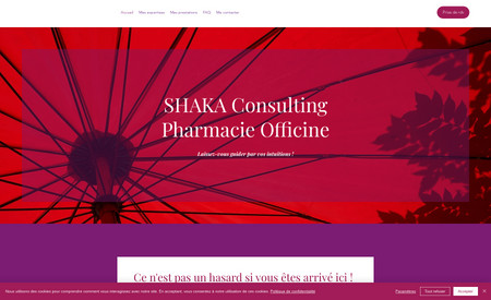 SHAKA Consulting: SHAKA Consulting est dédié aux pharmacies d'officines