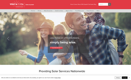 Wise Power Company: This solar panel sales company needed a fresh new website to engage their potential customers. We built that and more!