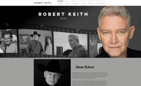 Robert Keith: This website is for an actor.