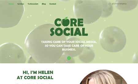 Core Social Limited: Web Design - Classic Website