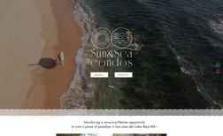 Sun & Sea Condos Website for the sale of condominiums in Los Cabos,...