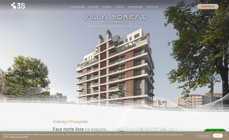 Villa Boreal Residencial: Landing Page para empreendimento imobiliário de Curitiba PR