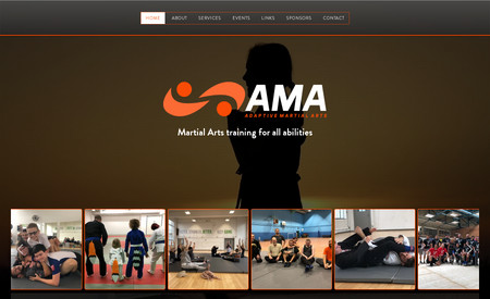 Adaptive Martial Art: A fun project to work on. The client runs an accessible martial arts school and wanted an impactful site that gives the visitor plenty of options. 