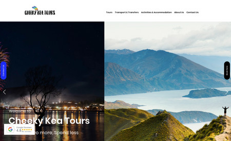 Cheeky Kea Tours: Website advanced SEO. 