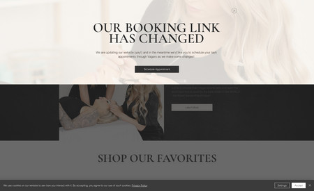 Evolve Aesthetics: Custom website design with e-commerce and service bookings integrated