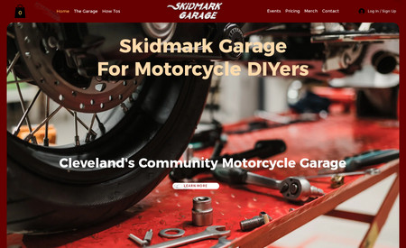 Skidmark Garage: An Editor X website built to talke advantage of many of the dvanced services avaullable only with Editor X.  The site lso uses the following Wix Apps:
Wix Stores
Wix Pricing Plans
Square Payments
Wix Pro Galleries 
Wix Forms