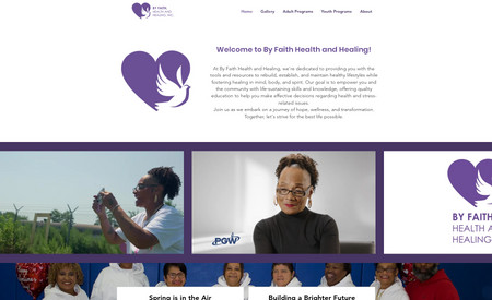 By Faith: Full Website Design