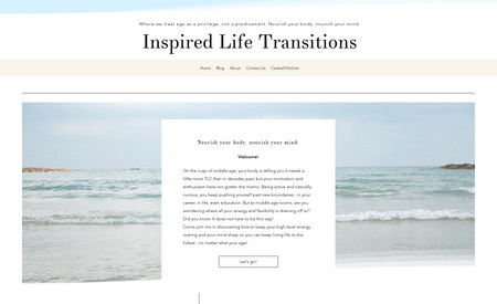 Inspiredlifetransiti: Site redesign for Inspired Life Transitions