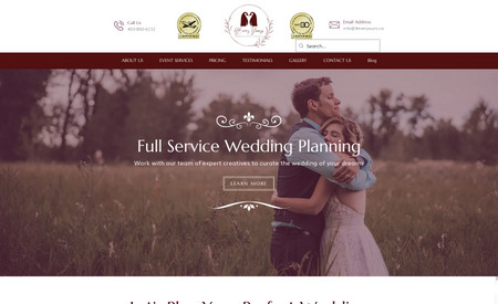 4 Ever Yours: Getting into the wedding planning market is a hard task.  Christie came to us with a website she built herself.  We improved the design through conversion architecture, updating her logo and finding her brand colors to use throughout the site.