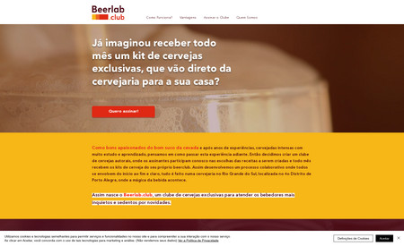 Beerlab.club: Desenvolvimento de plano de negócio, mvp, naming, branding, linguagem visual até a própria entrega de um clube de assinaturas para as cervejas, de forma completa.