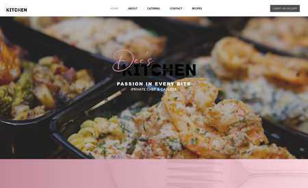 Dee&#39;s Kitchen : Web Design