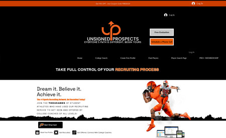 Unsigned Prospects : Our team designed and developed this website using exceptional designing and coding skills. We used databases, created member pages, search and filters , player signup/login pages,  custom velo forms, and Pricing plans.
In short, this was a mega project and we used our experience to manage it according to the requirements.