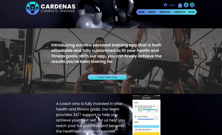Cardenas Complete Tr: This was a full website redesign and logo update. 