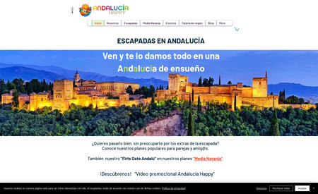 Andalucia Happy: Diseño, diagramación y generación de contenidos