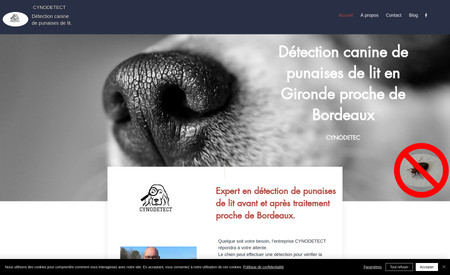 Cynodetect: Entreprise Cynodetect

Entreprise de détection canine de punaises de lit. Recherche pour désinsectisation en Gironde proche de Bordeaux

Site web:
https://www.cynodetect.com/