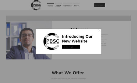 PBSC: 
For PBSC, a premier BPO (Business Process Outsourcing) contact center provider, we developed a website that underscores their expertise in delivering exceptional customer service solutions. Our aim was to create a digital presence that not only highlights PBSC's range of services but also their commitment to enhancing customer experiences for businesses globally.