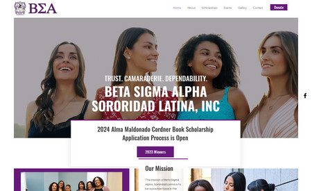 Beta Sigma Alpha: Web Design and Development