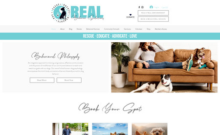 R.E.A.L. Behavior: Website redesign, Logo Design, Full Branding Package, E-Commerce - Dropshipping Setup, Email Marketing Campaigns, Booking Services, Event Management, Video Subscription, E-Learning Platform