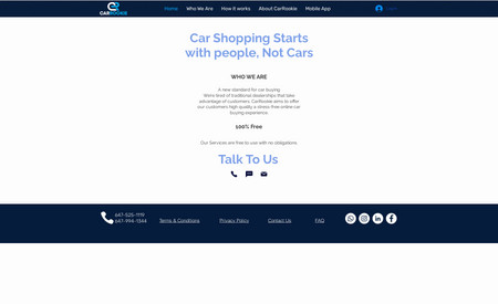 Backend Tool for Users: Built a backend portal for car agents to receive leads.  I also built the lead generation form with custom design features,