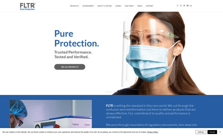 FLTR, Inc.: FLTR, Inc. procures and efficiently distributes the highest priority Personal Protective Equipment (PPE) like general use face masks, N95, and KN95 particulate respirator face masks. Servicing a wide range of health care professions, emergency services industry and other essential services to fight the spread of Covid-19.