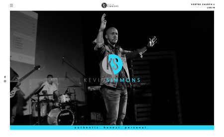 Pastor Site Redesign: Pastor Kevin Simmons