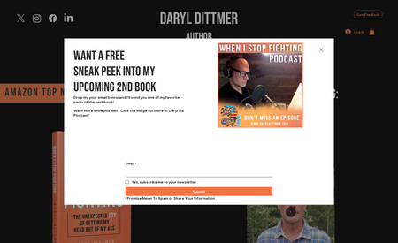 Daryl Dittmer: Fully Rseponsive Website Build on Wix Studio