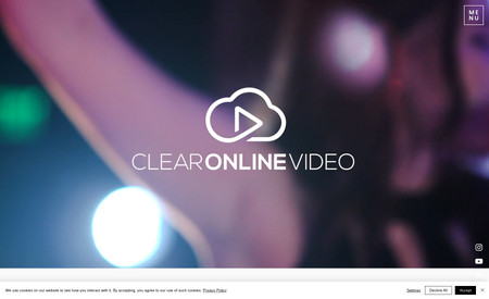 Clear Online Video: New Website Rebuild - Content organization and branding advice.
